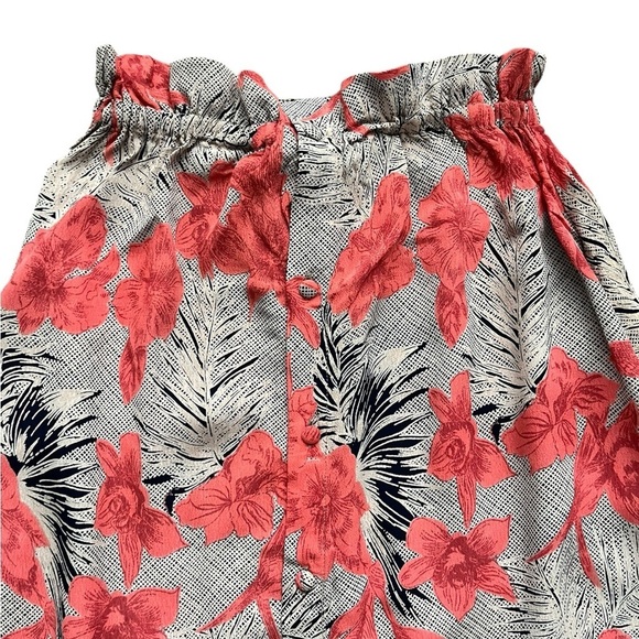 For Love and Lemons Mai Tai coral /tan Skirt Size XS - Picture 4 of 9